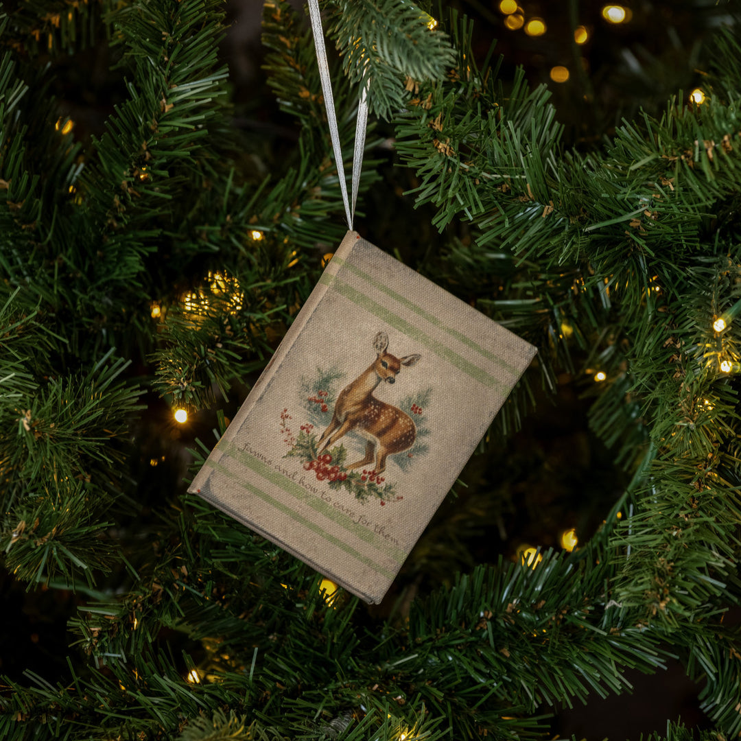 Fawn Care Journal Ornament