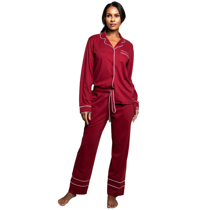 Luxe Pima Pajama Set Bordeaux Astaire