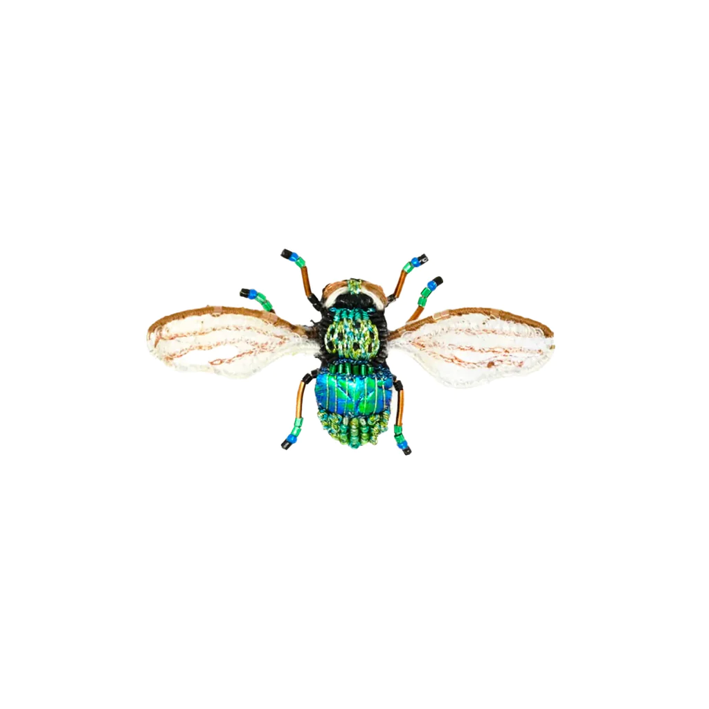 Field Bee Brooch Pin
