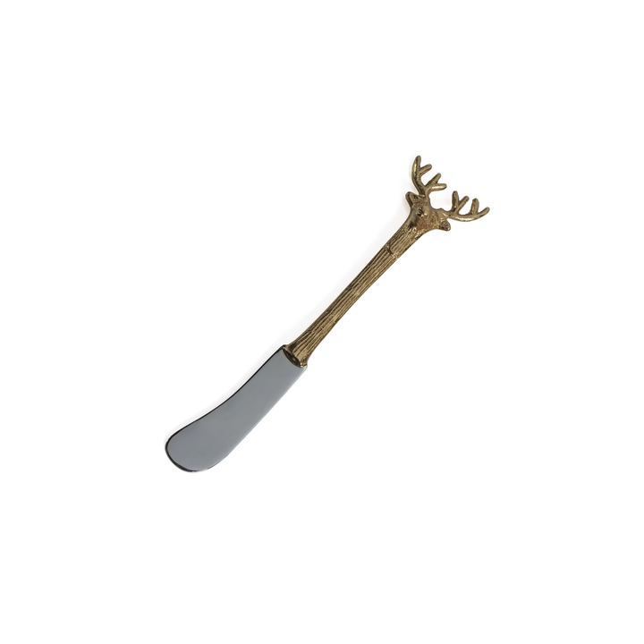 Stag Head Butter Knife