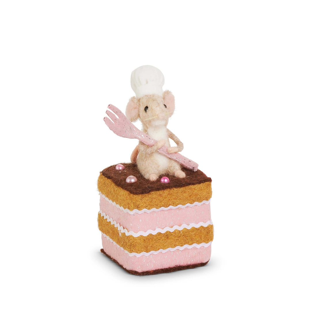 Baking Mouse Square Cake Ornament