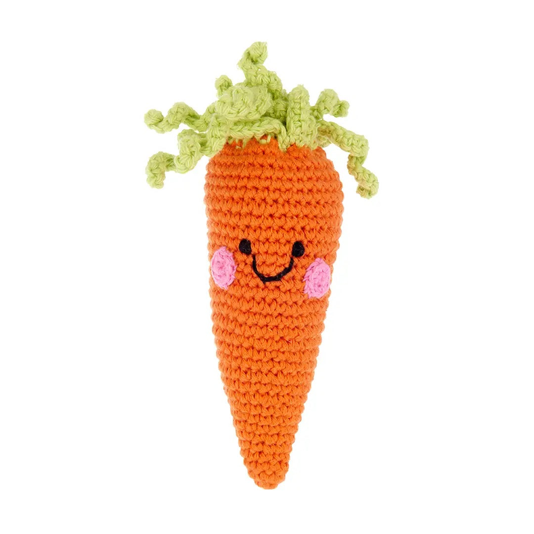 Friendly Veggie Rattle Carrot