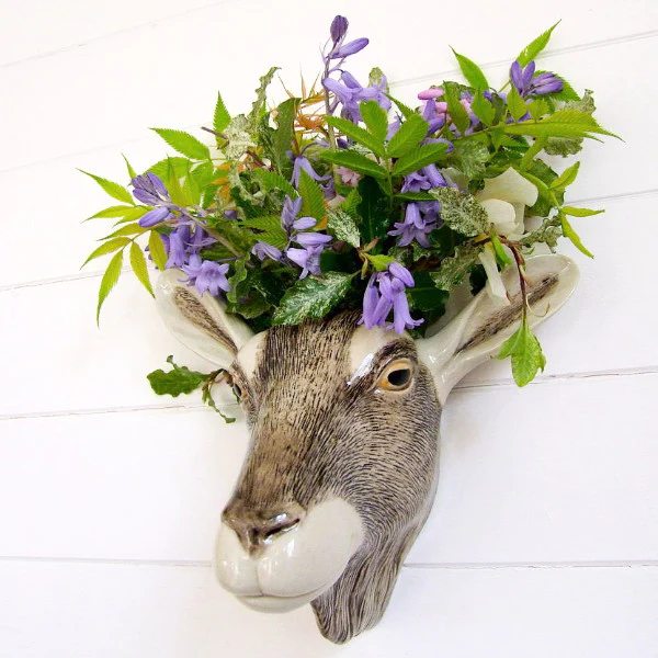 Goat Wall Vase