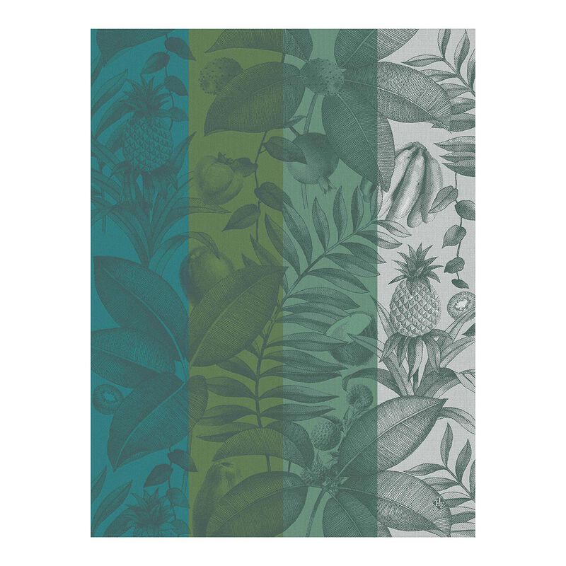 Fruit Exotiques Green Dishtowels