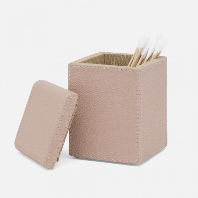 Victoria Canister Leather Dusty Rose