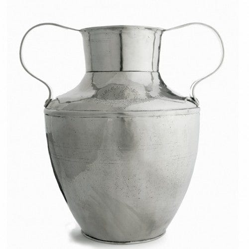 Vintage Pewter Large 2-Handle Urn