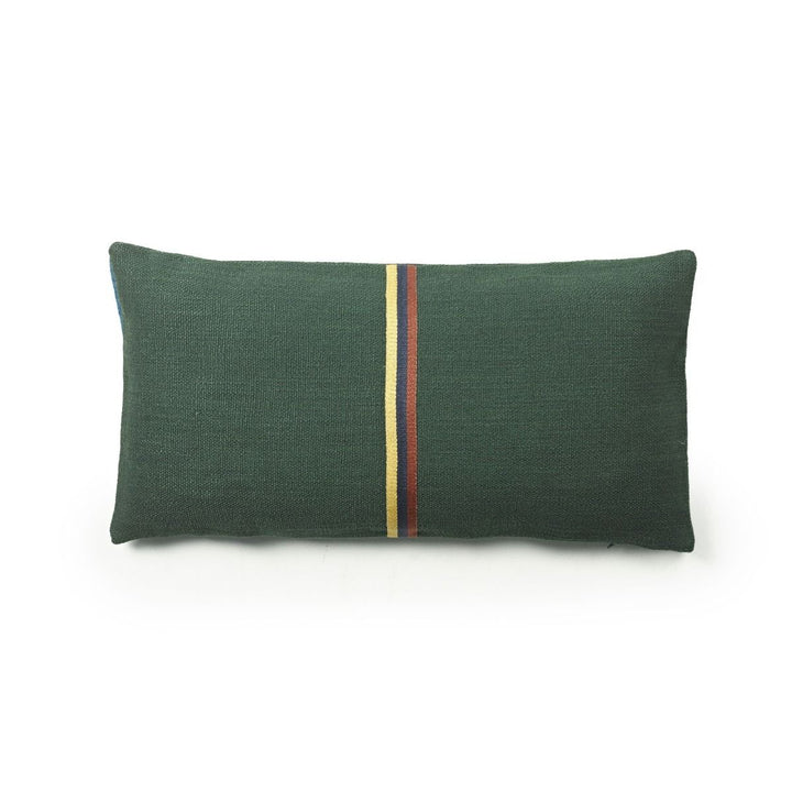 Libeco Jasper Pillow Hunter Green 15.7" X 31.5" With Insert