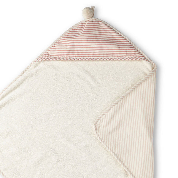 Hooded Towel Stripes Away Petal