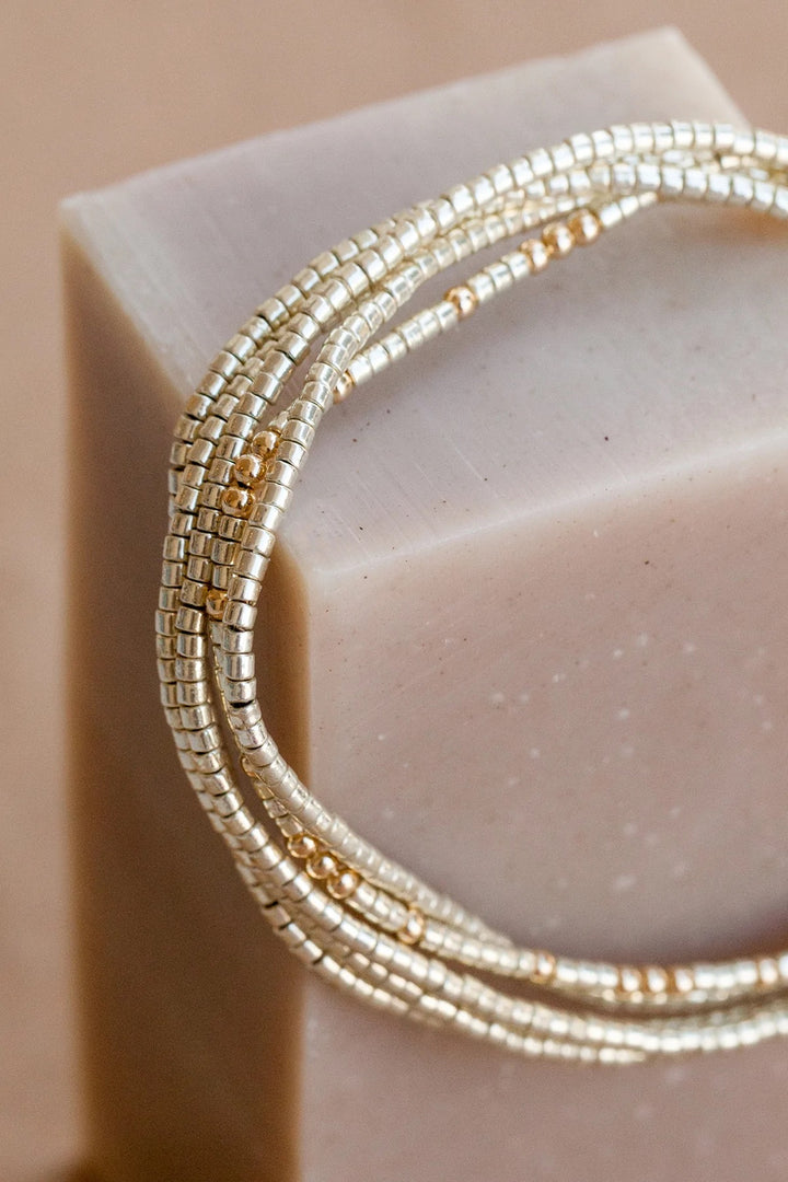 Gobi Silver Wrap Bracelet