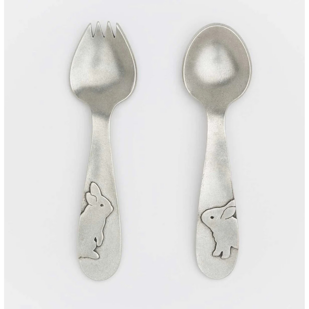 Pewter Spoon Set - Bunny