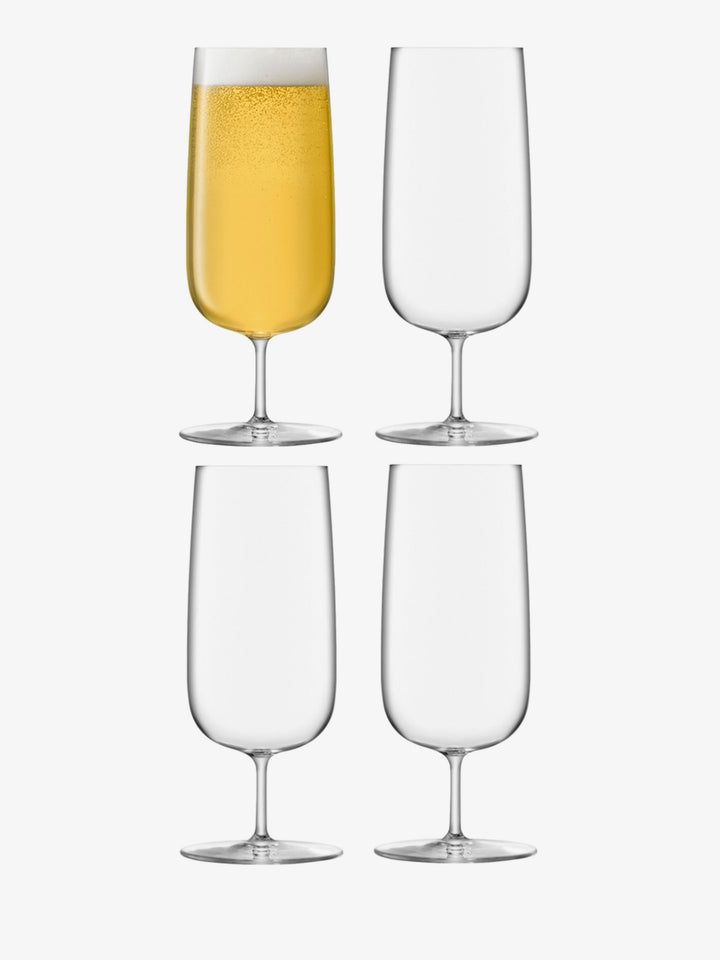 BOROUGH PILSNER GLASS (S/4)
