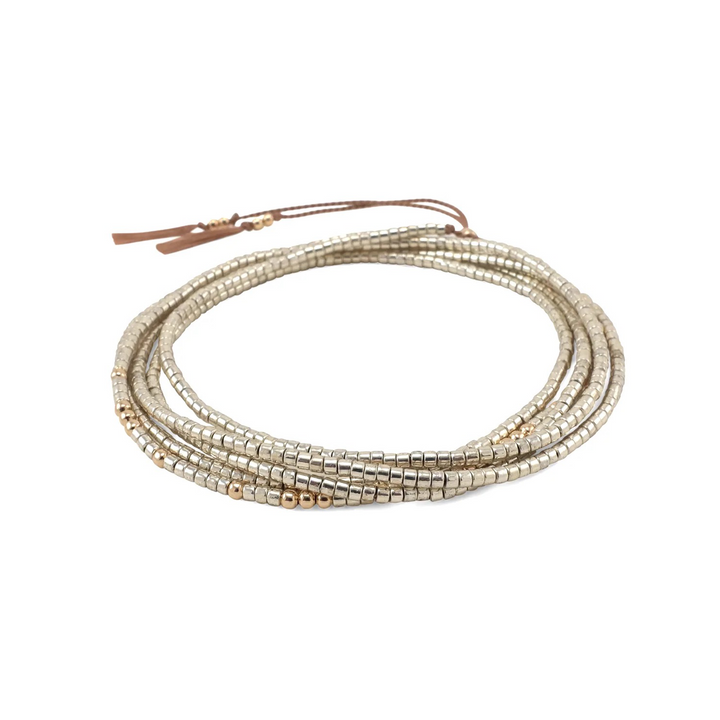 Gobi Silver Wrap Bracelet