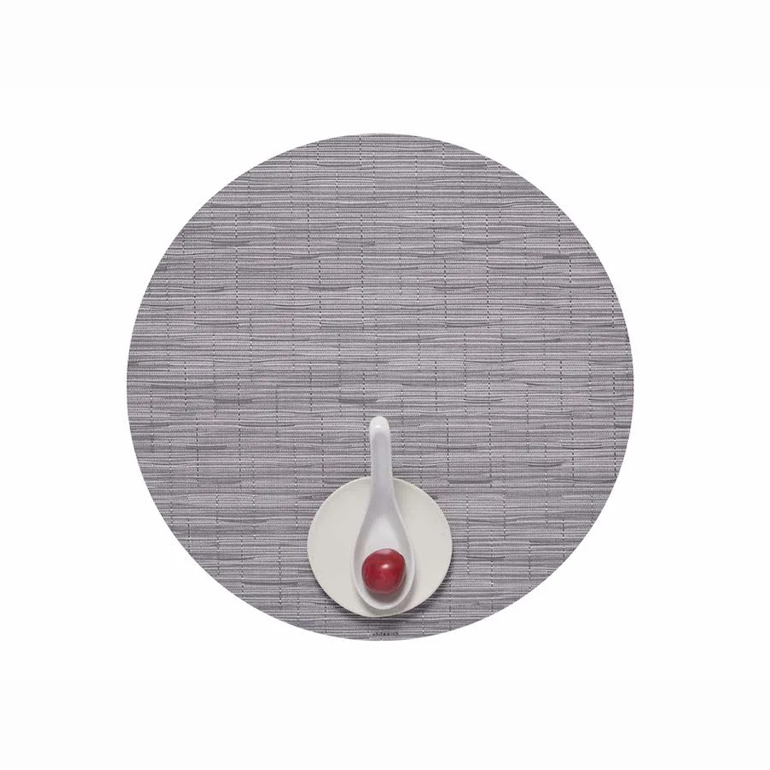 Bamboo Round Placemat Fog