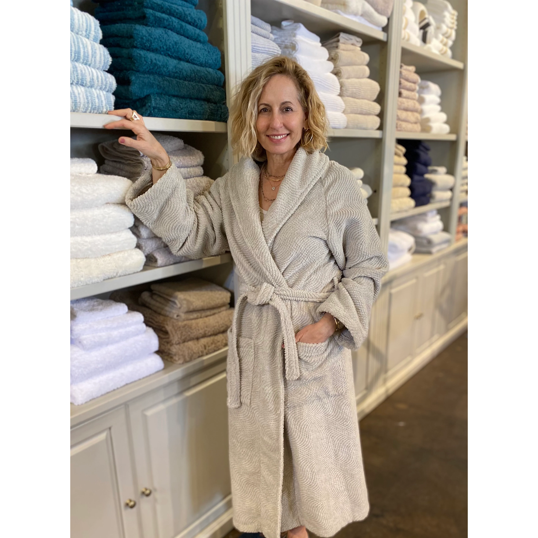 Big Sur Shawl Collar Robe By SDH – Misto Lino
