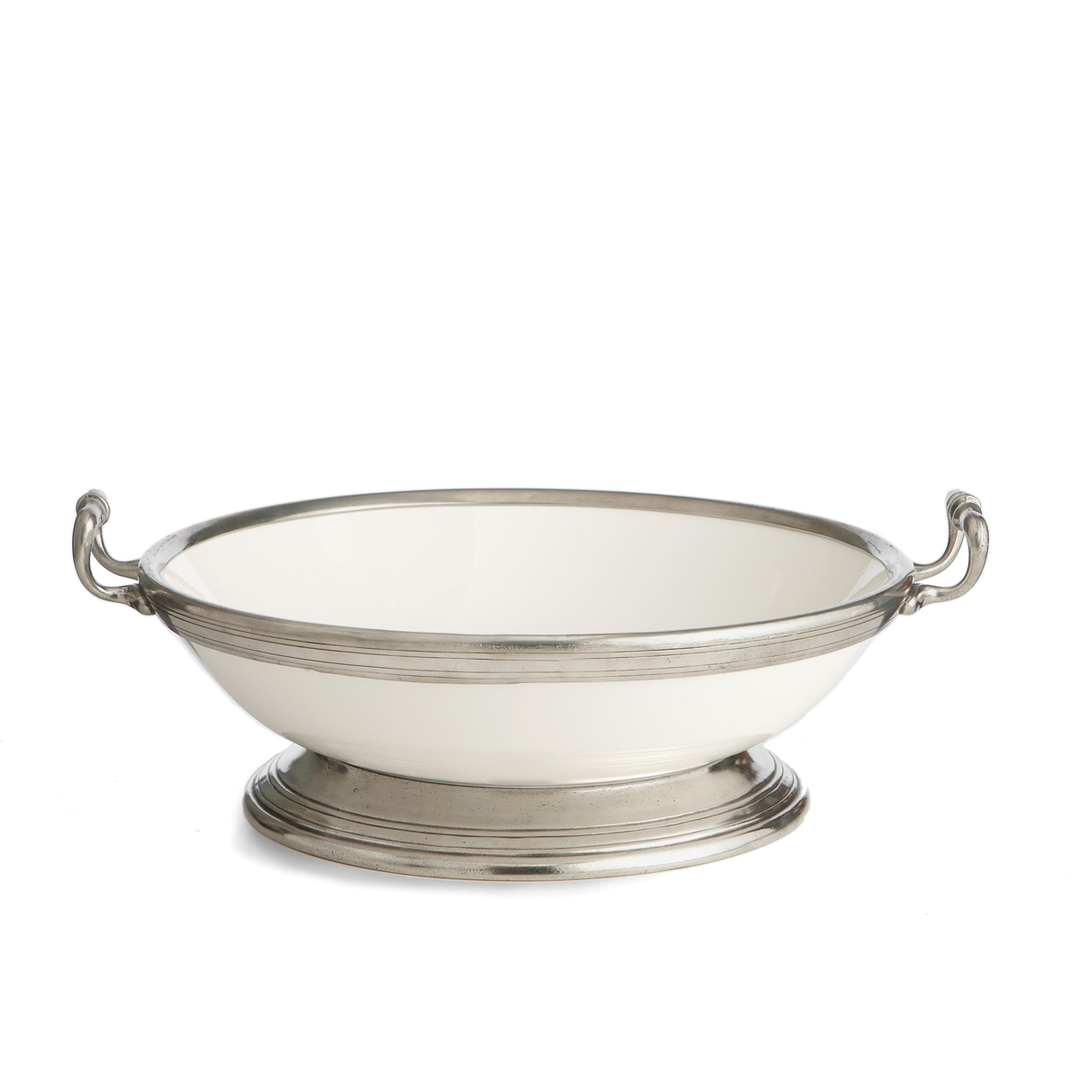 Tuscan Footed Bowl With Handles Large