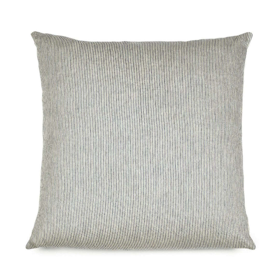 Libeco Workshop Navy Stripe Pillowcases & Shams