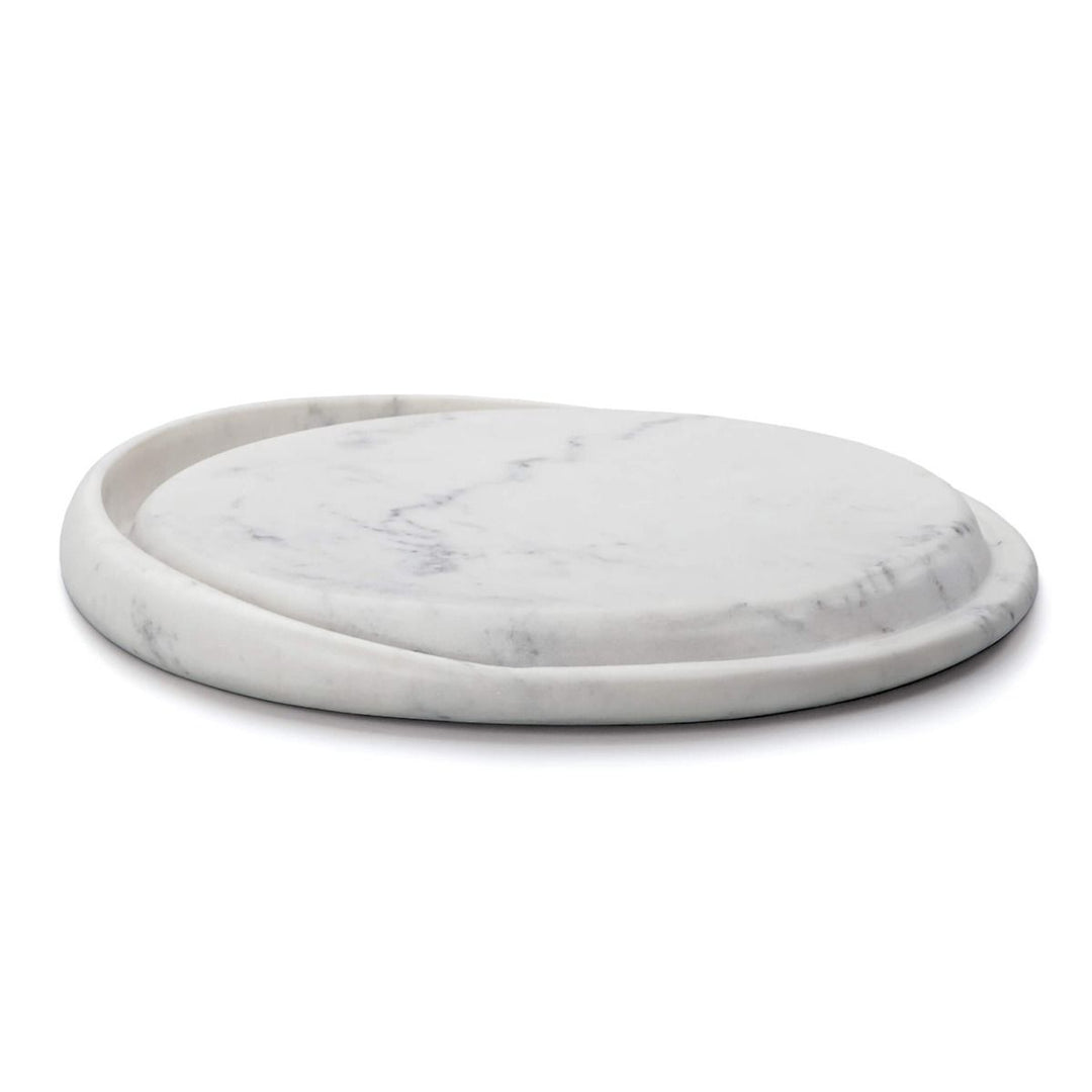 Round Marble Cheese Board By Simon Pearce