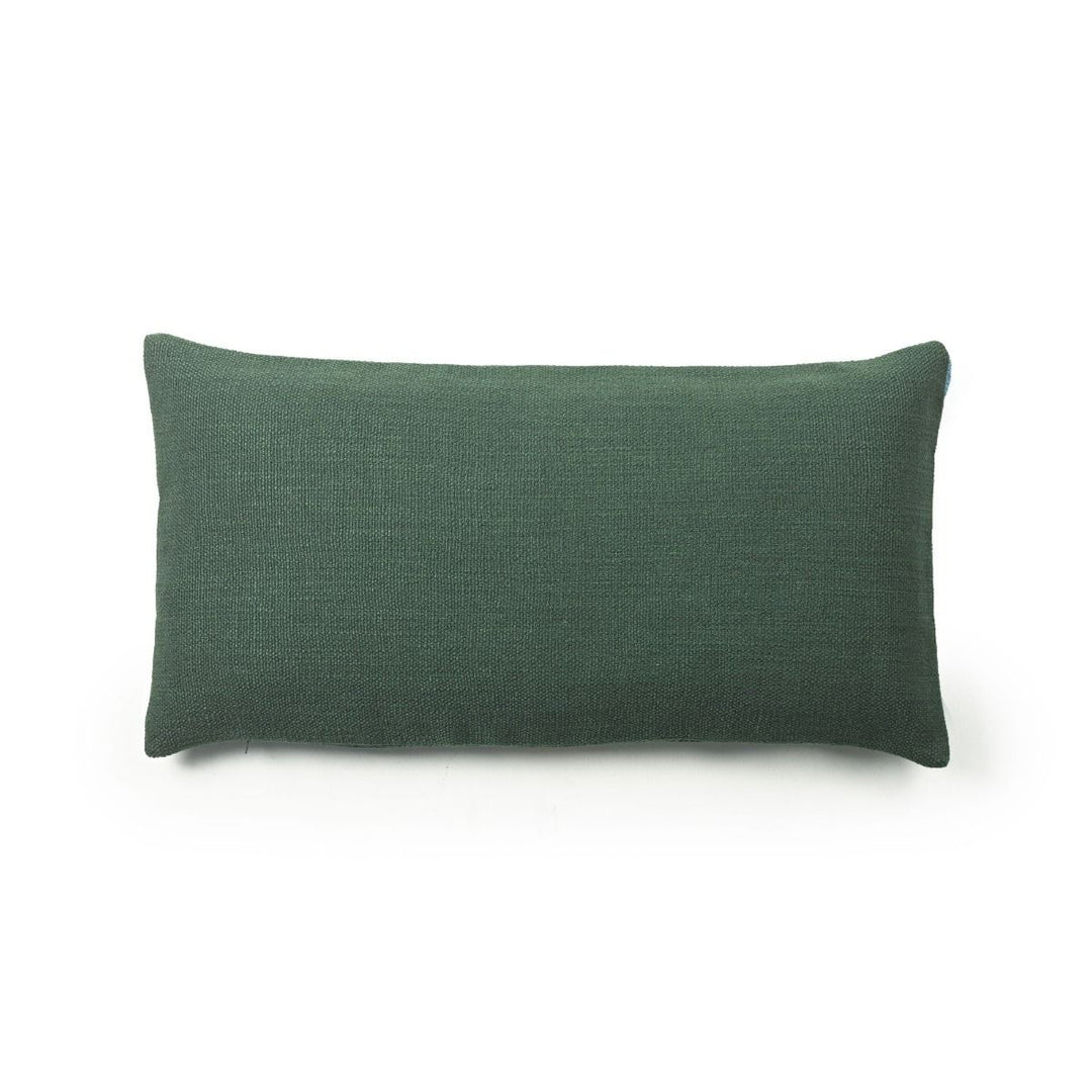 Libeco Jasper Pillow Hunter Green 15.7" X 31.5" With Insert