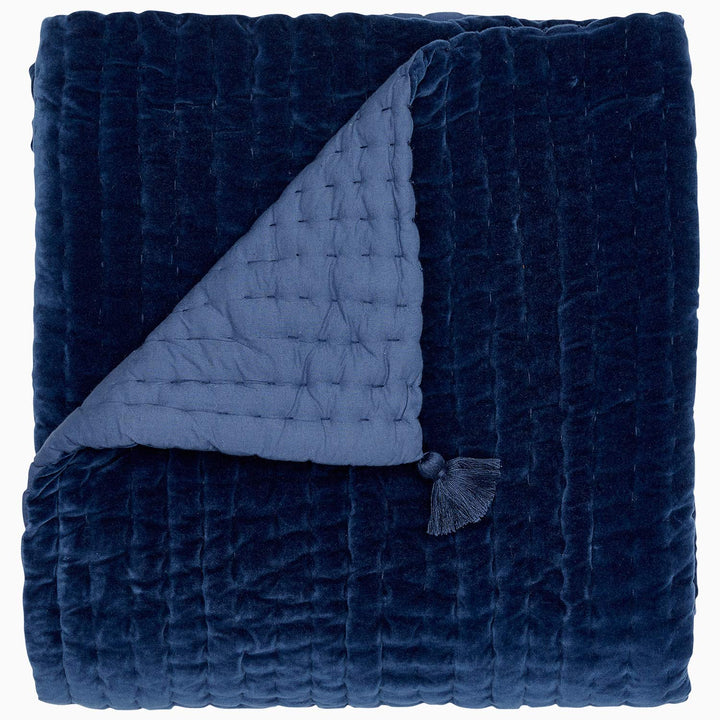 Velvet Indigo Throw