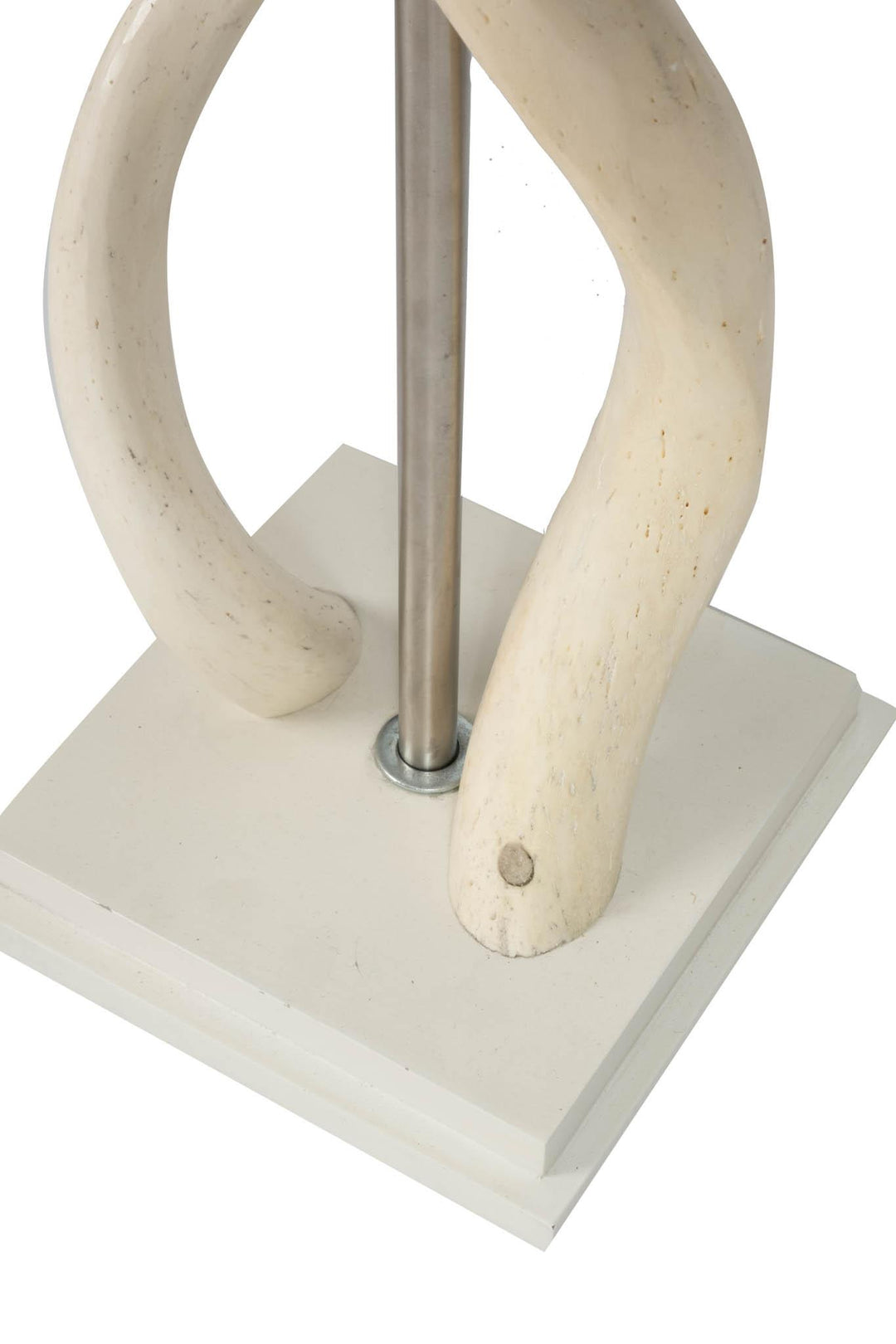 Upright Double Kudu Inner Horn Lamp