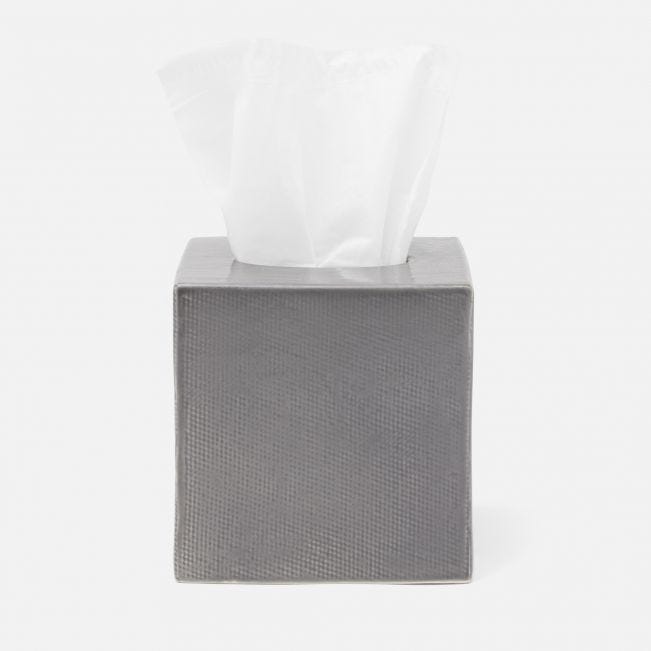 Cordoba Tissue Box Gray Burlap
